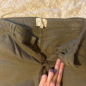 Sezane Manu Khaki trousers